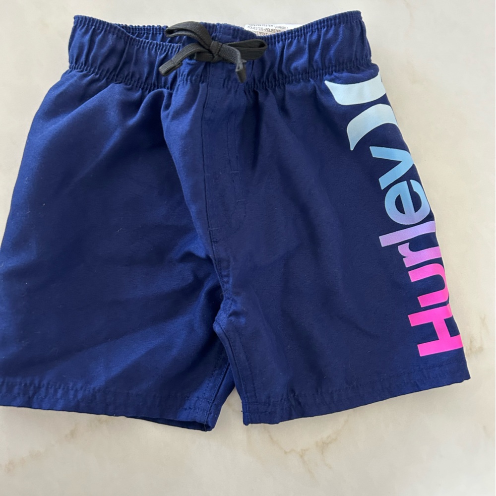 Hurley Boys‎ Swim Trunks ,Shorts Color Blue Size 2T